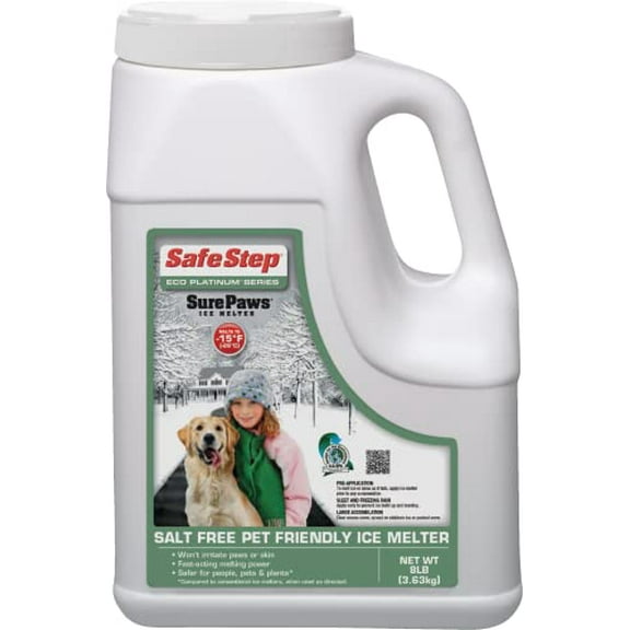 Sure Paws Ice Melter - Pet Safe, Fast Acting - 8-Pound