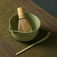 thumbnail image 5 of New High-end 4pcs/Set Japanese Ceramic Matcha Gift Whisk Grinder with Set Tea and Tools Tea Hold Matcha Box D0G1 Brush Sumptuous, 5 of 7