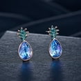 thumbnail image 2 of Xinyolin Pineapple Shape Rhinestone Pendant Earrings, Necklace Women Jewelry Set, 2 of 5