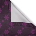 thumbnail image 3 of Ambesonne Dark Purple Kitchen Curtains, Floral Pattern Dots, 55"x45", Eggplant and Plum, 3 of 3