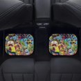 thumbnail image 4 of Rick And Morty Print Car Mats Set 4-Piece All Weather Front & Rear Mats Car Floor Carpet Protector Mat for Most Car, 4 of 8