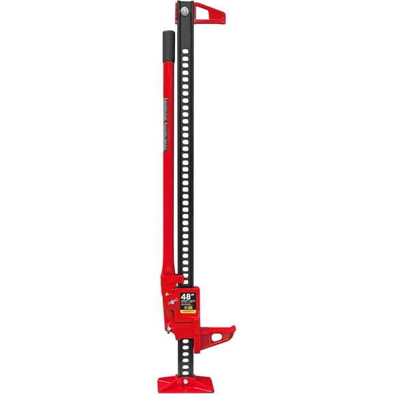 Black Jack Torin TR6501B 48" Ratcheting Off Road / Utility Farm Jack, 3 Ton Capacity