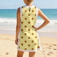 thumbnail image 7 of Short Sets Women 2 Piece Outfits Summer Crew Neck Tank Top and Shorts Set Sleeveless Cute Matching Sets Lounge Wear Yellow XL, 7 of 7