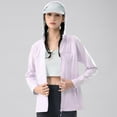 thumbnail image 3 of Économies d'Automne! Veste de Protection Solaire à Manches Longues pour Femmes srobpty, Veste de Sport Décontractée à Capuche avec Fermeture Éclair, Haute Élasticité, Rose Vif, TTTTG, 3 of 4
