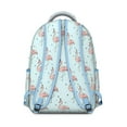 thumbnail image 3 of "Flamingo Print College Bag - Lightweight Waterproof School Backpack, Durable Laptop Bookbag Gift for Students", 3 of 6