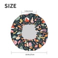 thumbnail image 6 of Kdxio Autumn Fox Owl Print Shower Cap for Women,Elastic and Reusable,Double Waterproof Layers Bathing Hat, 6 of 9