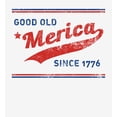 thumbnail image 2 of Americana Good Old 'Merica Since 1776 Men's White Crew Neck Short Sleeve Tee-Medium, 2 of 2