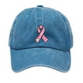 thumbnail image 3 of Chapeau Imprimé en Coton Lavé Bleu à Moins de 10$, Casquette de Baseball Rétro Douce, 3 of 3