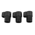 3PCS B Flat Alto Saxophone Plugs ABS Plastic Sax End Caps Bent Neck Key