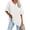 White, variant on SWQZVT Women's Oversized V Neck T Shirt Short Sleeve Loose Fit Casual Workout Summer Basic Tee Top