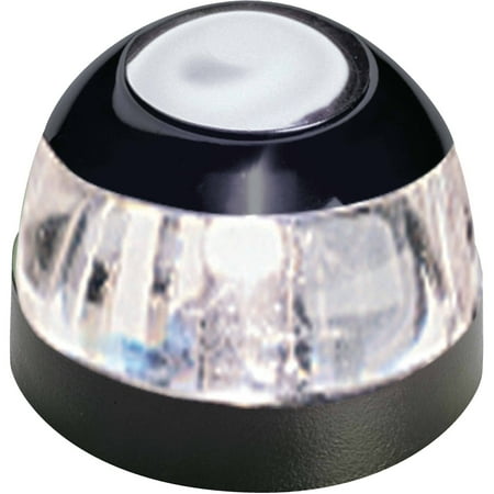 Ski Deck Boat - Aqua Signal 22000 Series 22 12V Navigation Light for Power Boats Up to 39', All-Round Deck Mount, Black