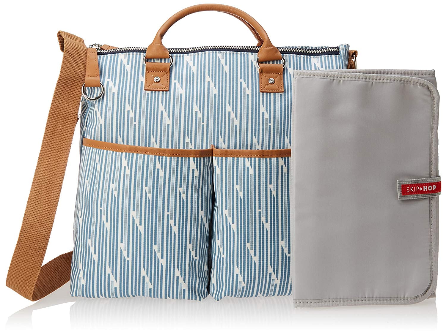 Skip Hop Pañalera Duo Luxe French Stripe