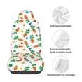thumbnail image 4 of Naloa Cute Carrot Car Seat Covers Universal Front Seat Coves for Car Accessories ,Padded Car Covers for Automotive, SUV, Truck, and Van, 4 of 5