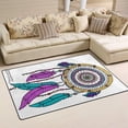 thumbnail image 2 of Coolnut Lightweight Soft Area Rugs 31x20 Inch, Dreamcatcher Colored Floor Mat Doormat for for Rooms Entrance Hardwood Floor Living Room 2'7" x 1'8"） Nursery Rugs, 2 of 6