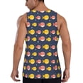 thumbnail image 3 of Gaeub Cute Puffer Fish Men's Athletic Tank Top, Workout Sleeveless Shirts, Running Tank Tops for Gym, Running, Training - XX-Large, 3 of 9