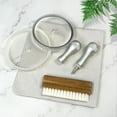 thumbnail image 1 of Label Saver Record Clean Tool Album LP Vinyl Clean Protector Cleaning Brush Care Clip Kit 5 in 1 Waterproof Cleaning Set, 1 of 6