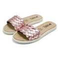 thumbnail image 2 of Old Soles Girls Puff Leather Slides, Pink Frost,35 EU (3.5 US) M US, 2 of 7