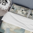 thumbnail image 4 of Designart "Unbounded Creativity Beige and Grey II" Abstract Painting Bedding Covert Set - Modern Beige Abstract Bed Set With 1 Sham, 4 of 6