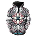 thumbnail image 1 of Sudadera con capucha estilo ucraniano para hombre, con cremallera, para adolescentes, de gran tamaño, con capucha, estilo hip hop, con estampado 3D, gran oferta 2024, informal y genial., 1 of 6