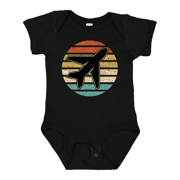 Inktastic Airplane Pilot Vintage Sunset Boys or Girls Baby Bodysuit