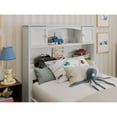 thumbnail image 6 of Hadley Twin Wood Platform Bed with Panel Footboard and Twin Trundle in White, 6 of 10