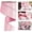 Pink, variant on Christmas Velvet Wired Ribbon 2-1/2" Rose Gold Velvet Ribbon with Glitter Rose Gold Backing, for Christmas Tree, Tree Top Bows, Wreath, Graland, Home Decor Crafts- 10 Yards