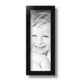 thumbnail image 2 of ArtToFrames 4" x 11" Satin Black Tall Picture Frame, 4x11 inch Black Wood Poster Frame (WOM-1852), 2 of 8