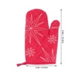 thumbnail image 4 of 1 Set Heat Resistant Mitt and Mat Set Practical Oven Glove and Pad for Kitchen, 4 of 8