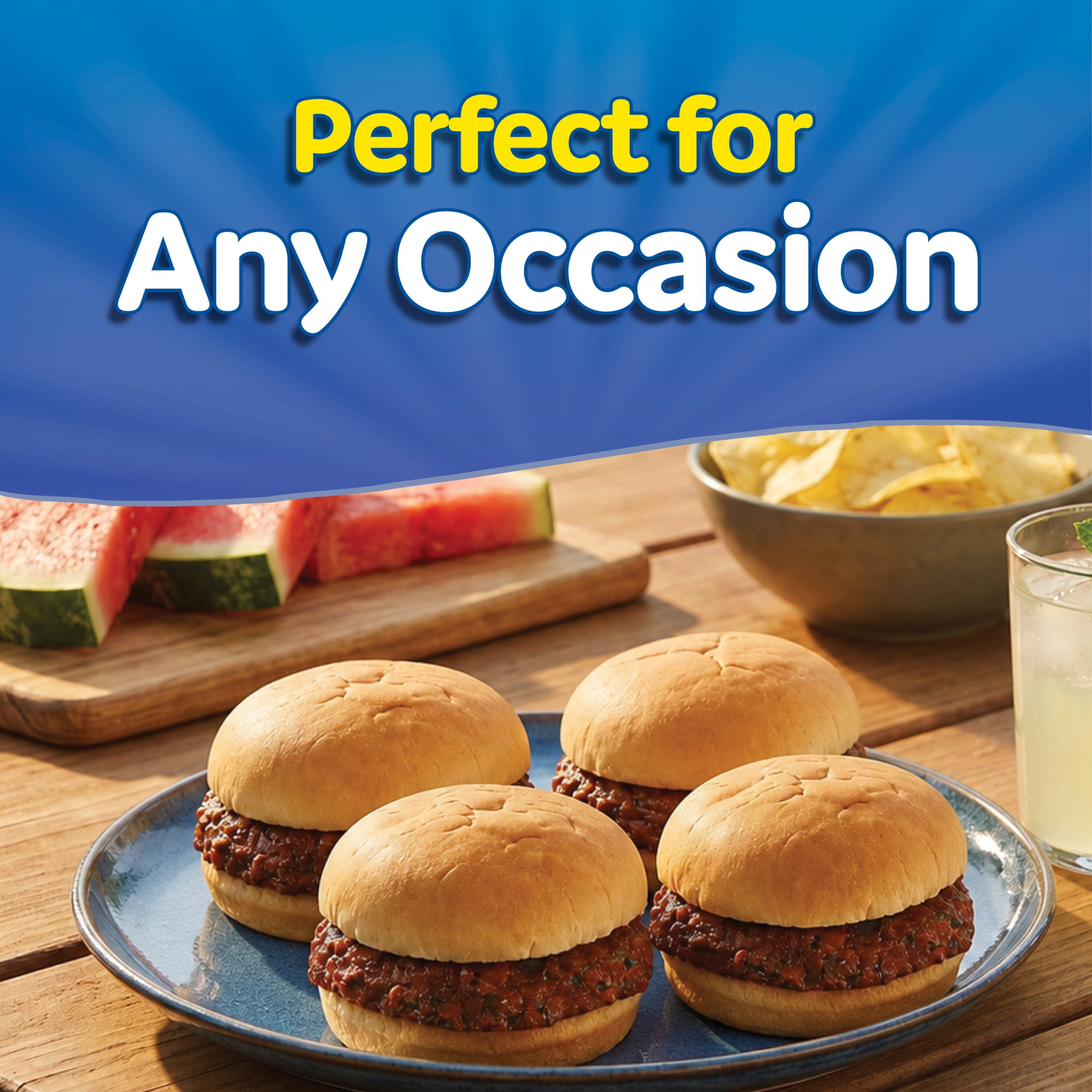 State Fair BBQ Rib Sliders, Fully Cooked, 4 Count, 9.24 oz (Frozen)