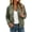 Army Green, variant on Jackets for Women Zip‑Up Long Sleeve Loose Casual Bomber Jacket Lightweight Coat Outerwear Brown S