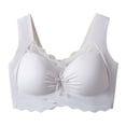 thumbnail image 3 of Lixiuxyad Running Bras for Women Women's Front Side Buckle Lace Edge Without Steel Ring Movement Seamless Gathering Adjustment Yoga Sleep Large Bra, 3 of 5