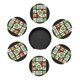 thumbnail image 3 of Posavasos de cuero de 6 piezas, posavasos Grinch para bebidas, posavasos para tazas, regalo de inauguración de la casa, ideal para la decoración del hogar, 3 of 7