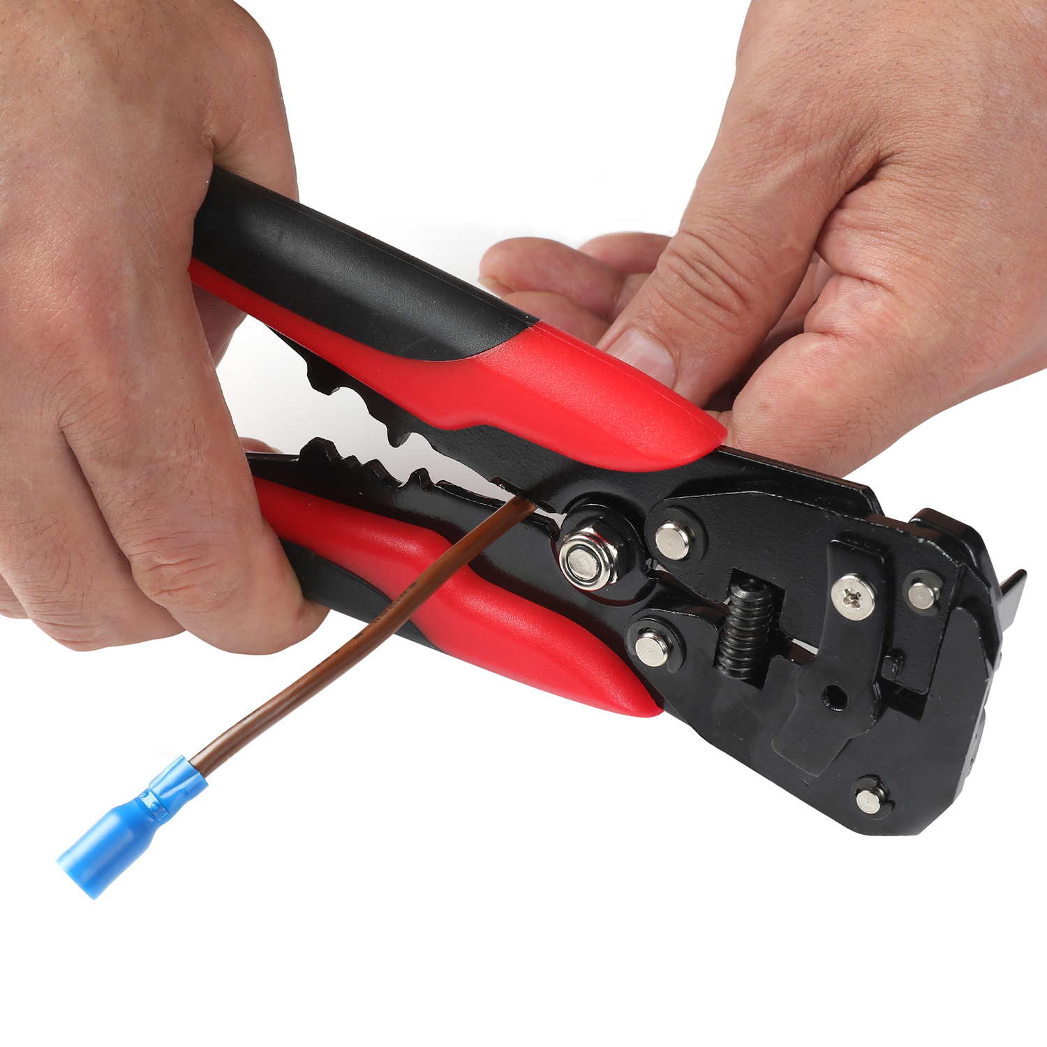 EverStart 8-inch Self Adjusting Wire Stripper, Model 5138, Black ,Red, UL Listed, New - image 3 of 10