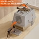 thumbnail image 2 of Caja de Arena de Acero Inoxidable con Tapa, Caja de Arena para Gatos de Lados Altos con Cuchara, Tapa Extraíble, Caja de Arena para Gatos con Pedal, Tamaño Extragrande para Gatos Grandes, 2 of 7