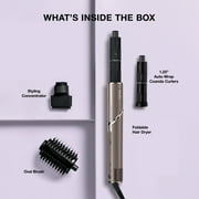 Shark FlexStyle Air Styling & Drying System, Hair Dryer & Multi-Styler, Auto-Wrap Curlers, HD431BR Mocha