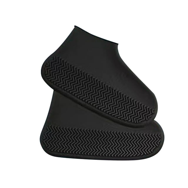 Surchaussures en Silicone Unisexes Non Protectrices pour Pluie Neige Conditions Boueuses Durables Réutilisables Anti-Traction