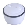thumbnail image 5 of Yiran Fully Enclosed Cat Litter Box Waste Bin for Cat Toilet, White (Waste Bags Not Included), 5 of 10