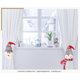 thumbnail image 5 of Billuyoard Hogar Navidad cortina hebilla Tieback dibujos animados Santa Claus muñeco de nieve ventana decoración Navidad cortina abrazadera escaparate Kits de decoración para fiestas Alce Billuyoard HA070235-03B, 5 of 6