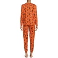 thumbnail image 2 of Secret Treasures Women's and Women's Plus Halloween Pajama Set, 2-Piece, 2 of 5