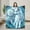 40x30inch(102cmx76cm), variant on 1pc Majestic White Wolf Throw Blanket - Soft Warm Flannel Camping Blanket with Wolf, Teal Feather Accent, All-Season Indoor/Outdoor Use for Home, Travel, Camping - Machine Washable & Light Beige-Frie