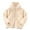 Beige, variant on lnmuld Kids Coats Boys Winter Hooded Jacket with Long Sleeve Zippered Design for Thickened Warm Outwear Solid Color Size:13-14 Years