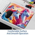 thumbnail image 6 of Unicorn Square Non-Slip Rubber Bottom Printed Desk Mat Mousepad for Office and Gaming - 8.3x9.8 Inch, 6 of 6