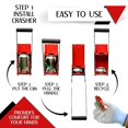 thumbnail image 4 of Lishi Aluminum Can Crusher - Wall Mounted, 16oz 12oz 8oz, Dual Function, 4 of 5