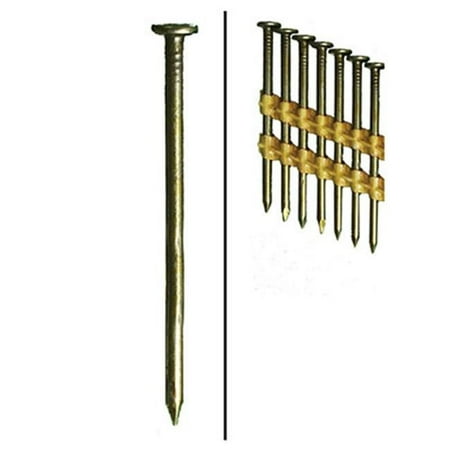 

Hillman Fasteners 461743 0.13 x 3.25 in. Framing 21 Smooth Plastic Strip Bright Nail