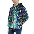 thumbnail image 2 of Kdxio New York City Pattern Kids Boys Girls Zip Up Hoodie 3D Printed Hooded Sweatshirt Hoody Coat with Pocket 7-12 Y-Small, 2 of 6