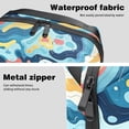 thumbnail image 4 of Landscape Electronic Organizer Travel Case - Oxford Cloth Waterproof Travel Organizer for Computer Cable and Gadgets Storage, 4 of 6