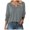 Grey_1, variant on Godom Women's 2025 Fashion Tops 3/4 Length Sleeve Business Casual Blouses Summer Tees Shirts