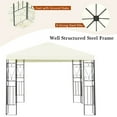 thumbnail image 6 of Canddidliike 10 x 10 Feet Patio Gazebo Canopy Tent Garden Shelter for Outdoor Patio Backyard Garden Lawn Sun Shade, 6 of 9