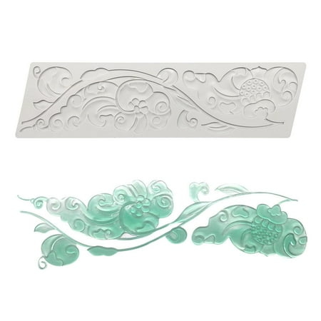 

Kitchen Accessories Baking Tool Cake Decorating Border 3D Engraving Fondant Cake Lace Mat Silicone Cake Mold Chocolate Mould Cupcake Decoration 20