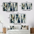 thumbnail image 4 of Designart "Emergence of the Radiant Muse III" Abstract Painting Framed Wall Art Set Of 3 - Gold Modern Frame Canvas Set For Living Room Decor, 4 of 6